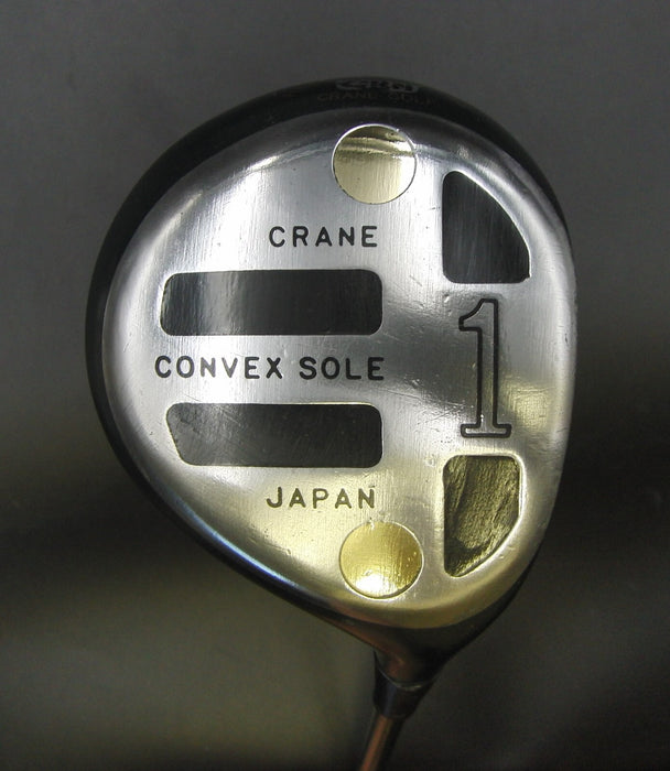 Japanese Crane Convex Sole 1 Wood Driver Regular Flex Shaft Graphite Crane Grip