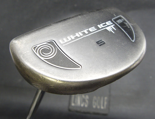 Left-Handed Odyssey White Ice 5 355G Putter Steel Shaft 85cm Length Odyssey Grip