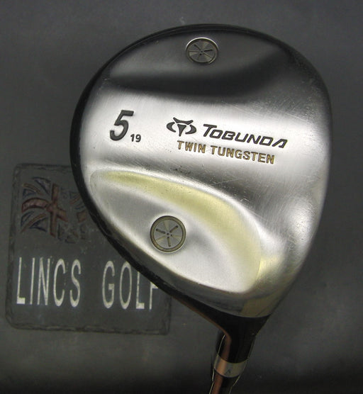 Tobunda Twin Tungsten 19° 5 Wood Regular Graphite Shaft Golf Pride Grip