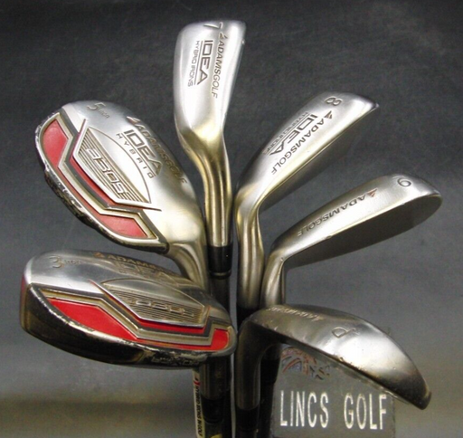 Set of 6 x Adams Golf Idea A3OS Irons 3, 5, 7-PW Regular Graphite Shafts