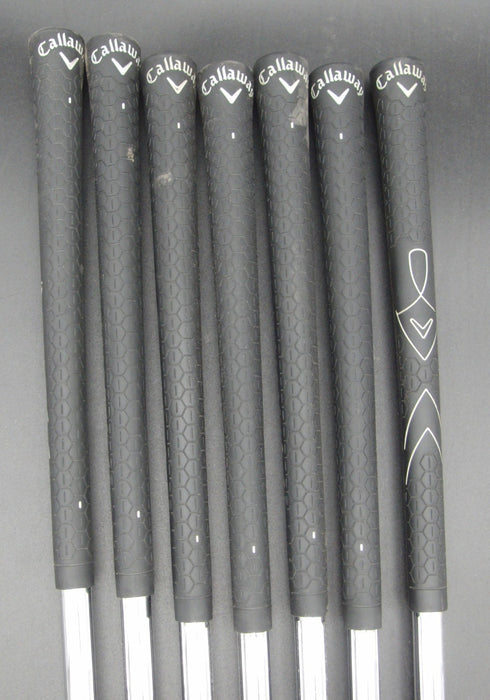 Set of 7x Callaway WarBird Irons 5-SW Regular Steel Shafts Callaway Grips*