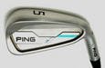Ping i Series E1 Silver Dot 5 Iron NS Pro Modus 3 Stiff Steel Shaft Ping Grip