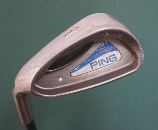 Left-Handed Ping G2 EZ White Dot 8 Iron Regular Graphite Shaft Ping Grip