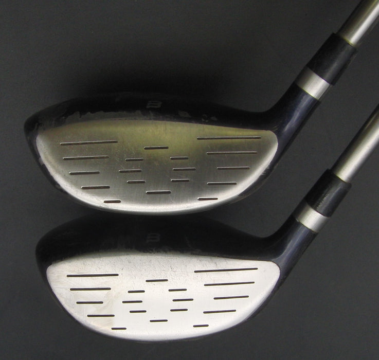 Set of 2 Wilson Pro Staff DC 3 + 5 Wood Regular Graphite Shafts Black Grips