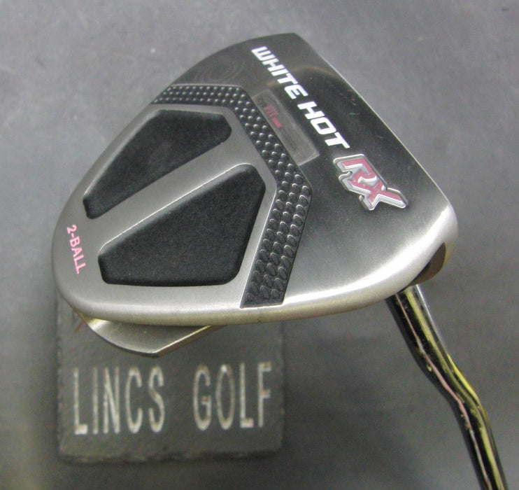 Odyssey White Hot RX Eye Fit 2-Ball Putter Steel Shaft 81cm Length Psyko Grip*