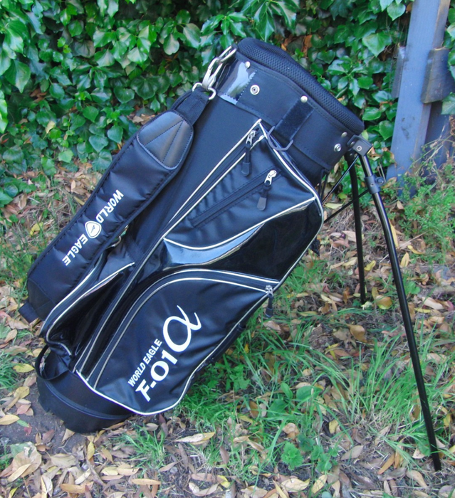 5 Division World Eagle Golf Stand Carry Trolley Golf Clubs Bag*