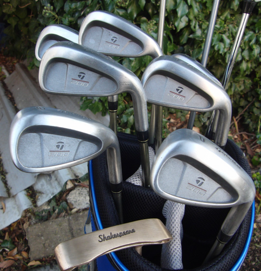 Set of TaylorMade 200 4-PW+ Callaway Driver+ 4 Wood+ 5 Wood+ Putter*