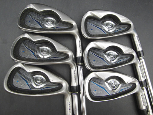 Set of 6x Bridgestone TourStage ViQ Irons 5-PW Stiff Steel Shafts Nexgen Grips*