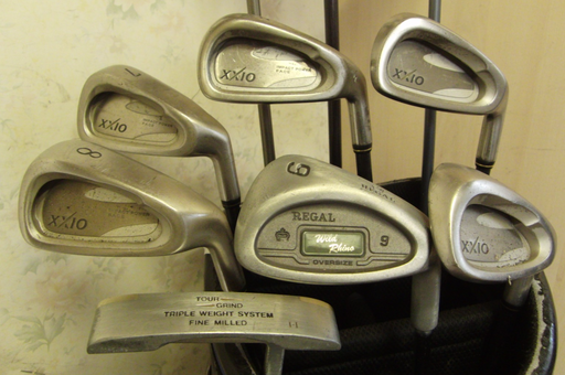 Set Of XXIO 5-PW Irons + 3 Wood + 5 Wood + 10 Callaway Driver + Putter