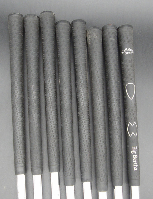 Set of 8x Callaway Big Bertha X-12 Pro Series Irons 3-PW Regular Steel Shafts*