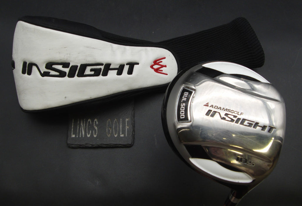 Adams Golf Insight BUL 5000 10.5° Driver Stiff Graphite Shaft GolfPride Grip +HC