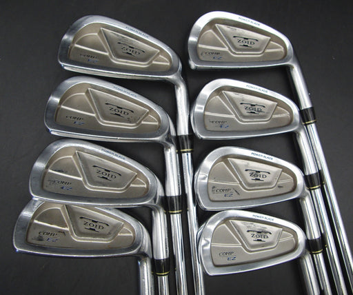 Set of 8x Mizuno T-Zoid COMP EZ Irons 3-PW Regular Steel Shafts Mizuno Grips **
