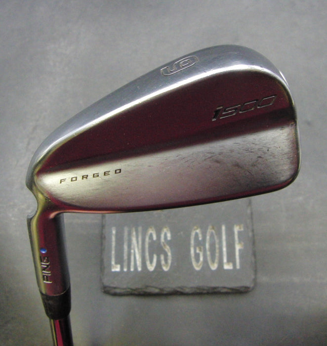 Left-Handed Ping i500 Blue Dot Forged 6 Iron Stiff Steel Shaft Golf Pride Grip