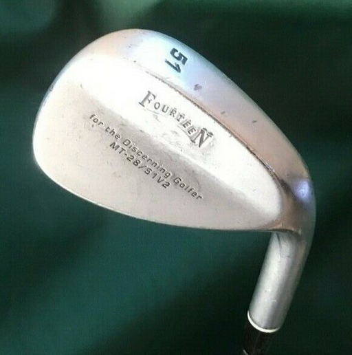 Fourteen MT-28 / 51V2 Gap A Wedge Wedge Flex Steel Shaft Golf Pride Grip