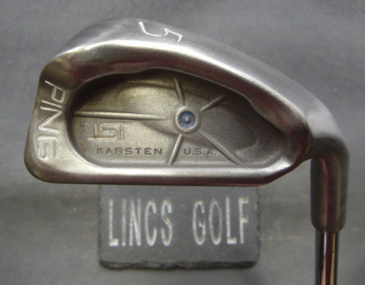 Ping ISI Karsten Blue Dot 5 Iron Stiff Steel Shaft Lamkin Grip