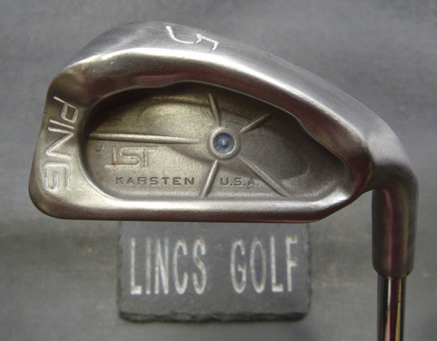 Ping ISI Karsten Blue Dot 5 Iron Stiff Steel Shaft Lamkin Grip