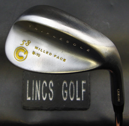 Crews Golf B-10 Triple Sole 58° Sand Wedge Regular Steel Shaft Golf Pride Grip