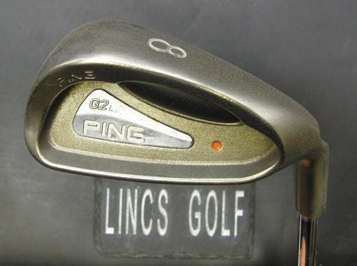 Ladies Ping G2L HL Orange Dot 8 Iron Ladies Steel Shaft Lamkin Grip