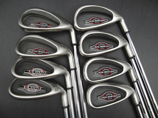 Set of 8x Callaway Big Bertha 2002 Irons 4-PW Regular Steel Shafts*
