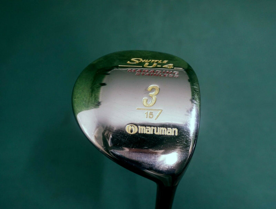 Maruman Shuttle U4 15° 3 Wood  Regular Graphite Shaft Golf Pride Grip