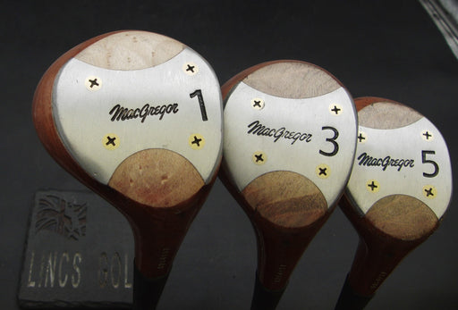 Set of 3 Macgregor The Texan Driver + 3 + 5 Wood Regular Steel Shafts