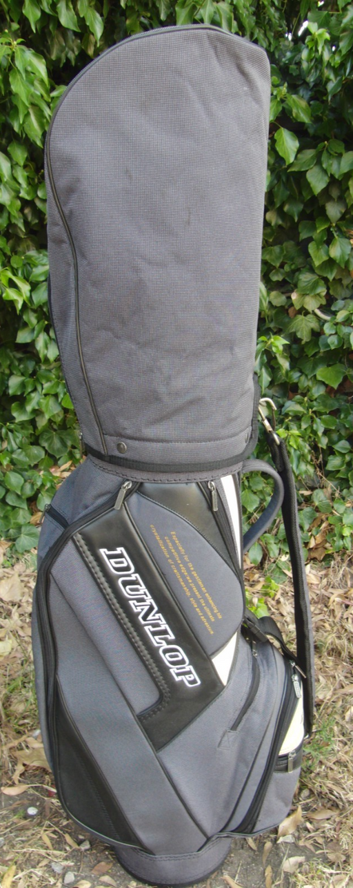 6 Division  Dunlop Golf Stand Cart Carry Trolley Golf Clubs Bag**