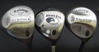 Set of Ping Eye 2 Red Dot 3-SW +Callaway Driver +3 + 4 Wood + Putter