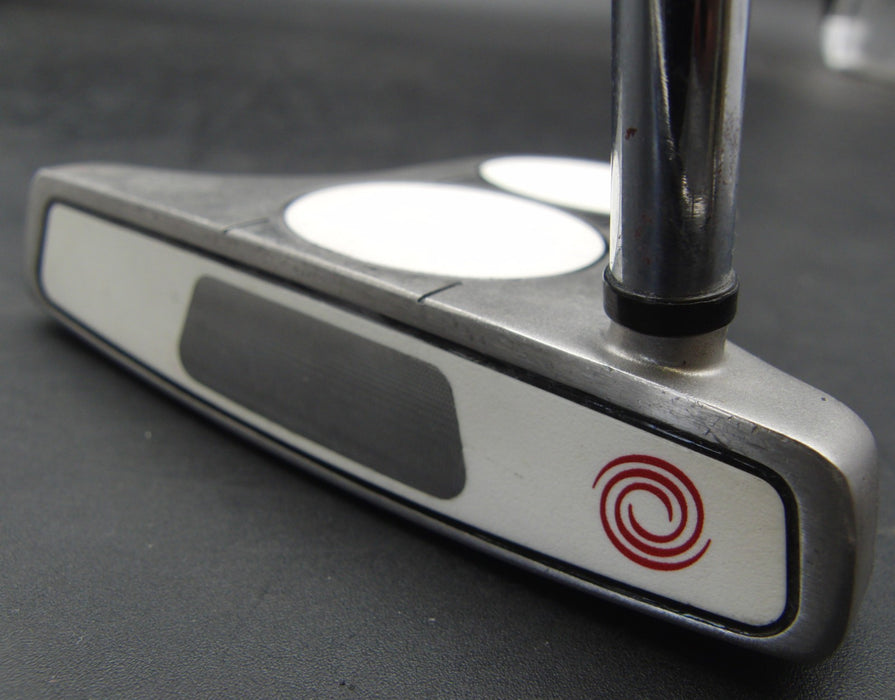 Odyssey White Steel 2-Ball Blade Putter 86cm Length Steel Shaft PSYKO Grip