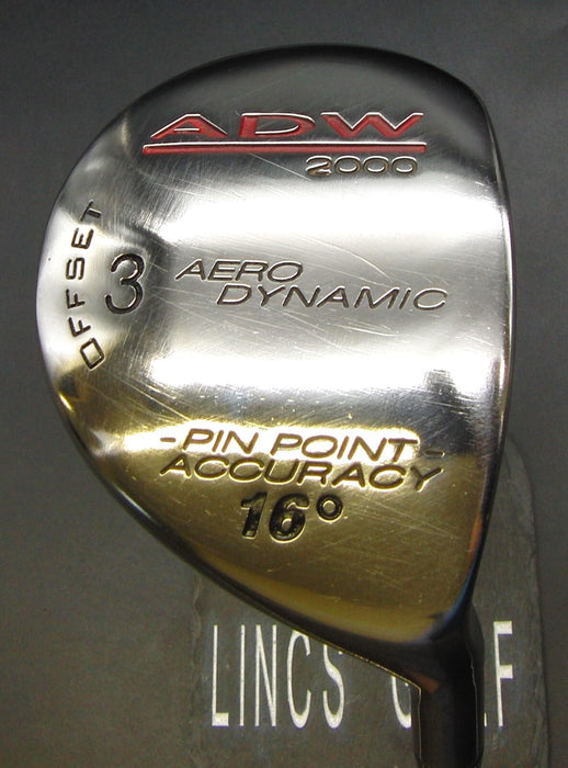 Aero Dynamic ADW 2000 Pin Point Accuracy 16° 3 Wood Regular Graphite Shaft
