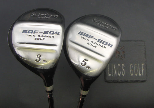 Set of 2 St. Andrews SAF-504 16° 3 + 20° 5 Woods Regular Graphite Shafts