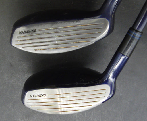Set of 2 Maruman Fairway Star UP  13° 3+19° 5 Woods Stiff Graphite Shafts