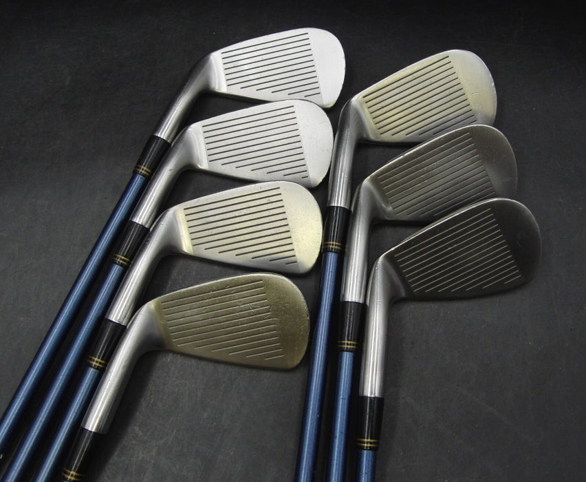 Set of 7 x TaylorMade V721 MidSize Irons 4-PW Stiff Graphite Shafts G/P Grips