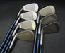 Set of 7 x TaylorMade V721 MidSize Irons 4-PW Stiff Graphite Shafts G/P Grips