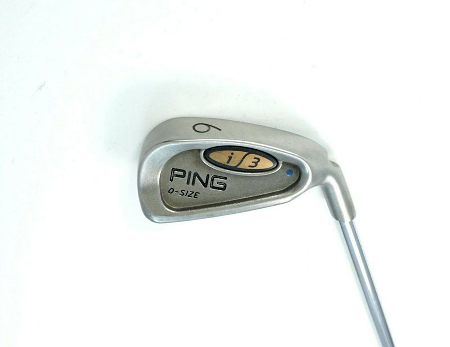 Ping i3 O Size Blue Dot 6 Iron Stiff Steel Shaft Lamkin Grip