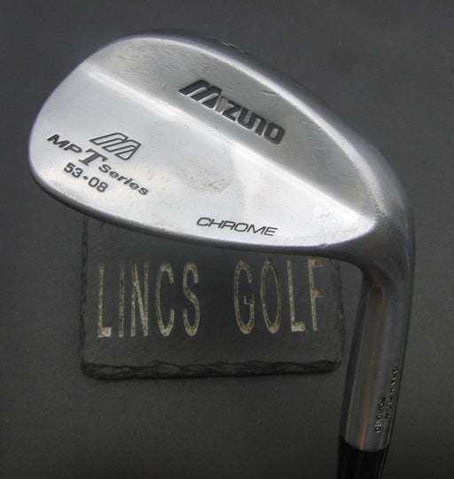 Mizuno MP T Series Chrome 53° Gap Wedge Stiff Graphite Shaft Golf Pride Grip
