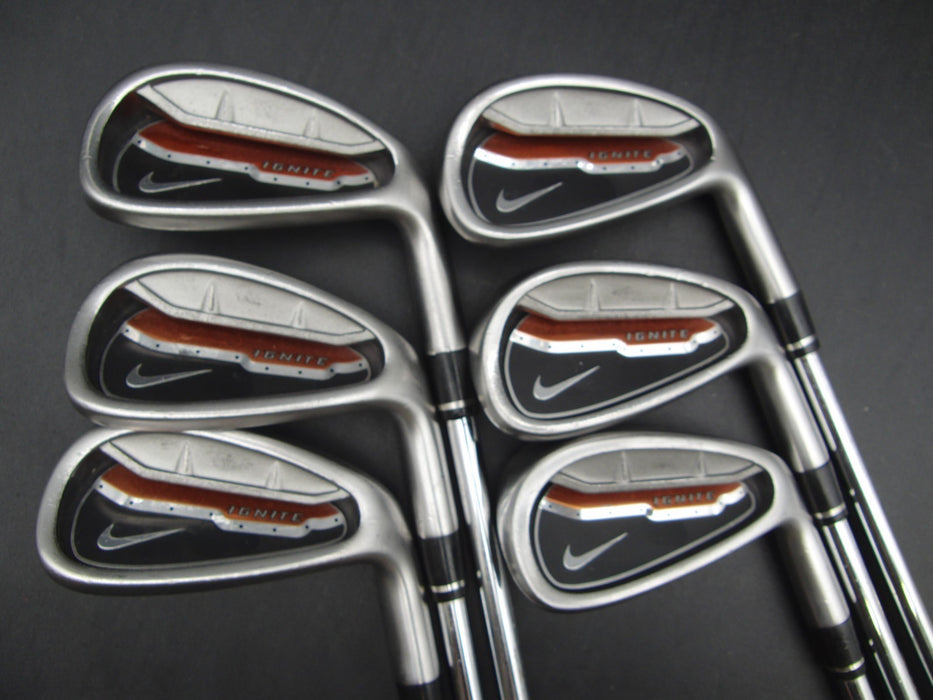 Set of 6x Nike Ignite Irons 4-9 Uniflex Steel Shafts Nike Grips*