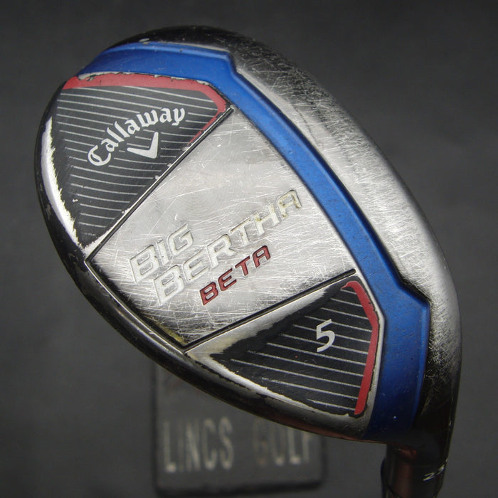 Callaway Big Bertha Beta 5 Hybrid Stiff Graphite Shaft Callaway Grip