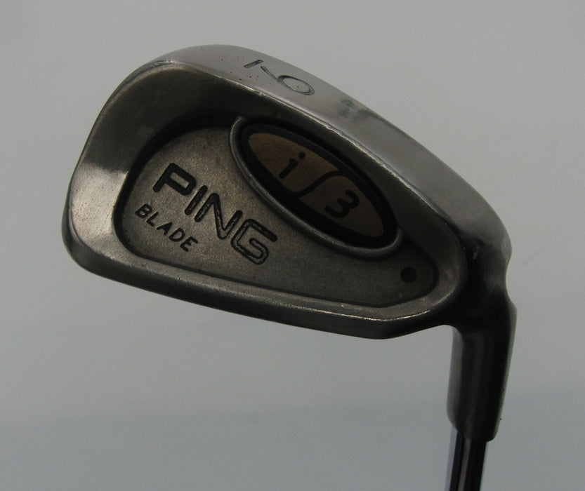 Ping i3 Blade Black Dot 9 Iron Stiff Steel Shaft Egigo Grip