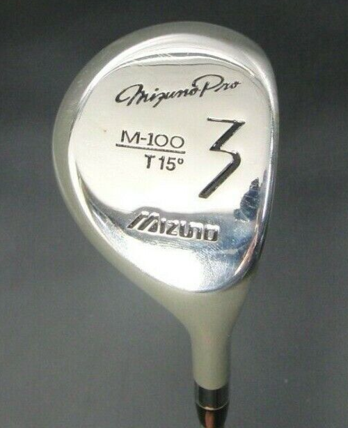 Vintage Mizuno PRO M-100  T-15° 3 Wood Regular Graphite Shaft Golf Pride Grip