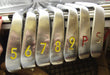 Set of 7 Bridgestone Tourstage NB32 Irons 5-SW Stiff Steel Shafts Black Grip*