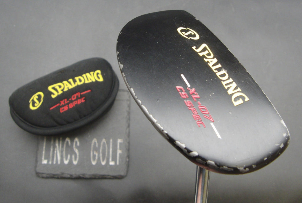 Spalding XL-07 CS SPEC Putter 86cm Steel Shaft Golf Pride Grip & Spalding H/C
