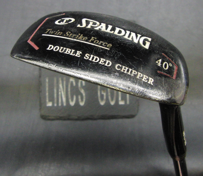 Spalding Twin Strike Force Double Sided Chipper 89cm Length Regular Steel Shaft