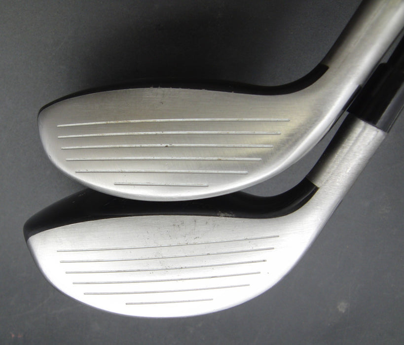 Set of 2 TaylorMade V Steel 3+5 Woods Regular Graphite Shafts GolfZon Park Grips