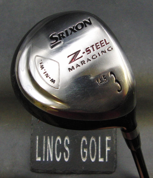 Srixon Z-Steel Maraging 14.5° 3 Wood Stiff Graphite Shaft Srixon Grip