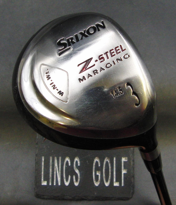 Srixon Z-Steel Maraging 14.5° 3 Wood Stiff Graphite Shaft Srixon Grip