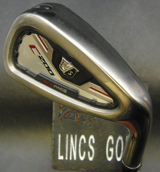 Wilson Staff FLX Face C200 6 Iron Extra Stiff Steel Shaft Golf Pride Grip