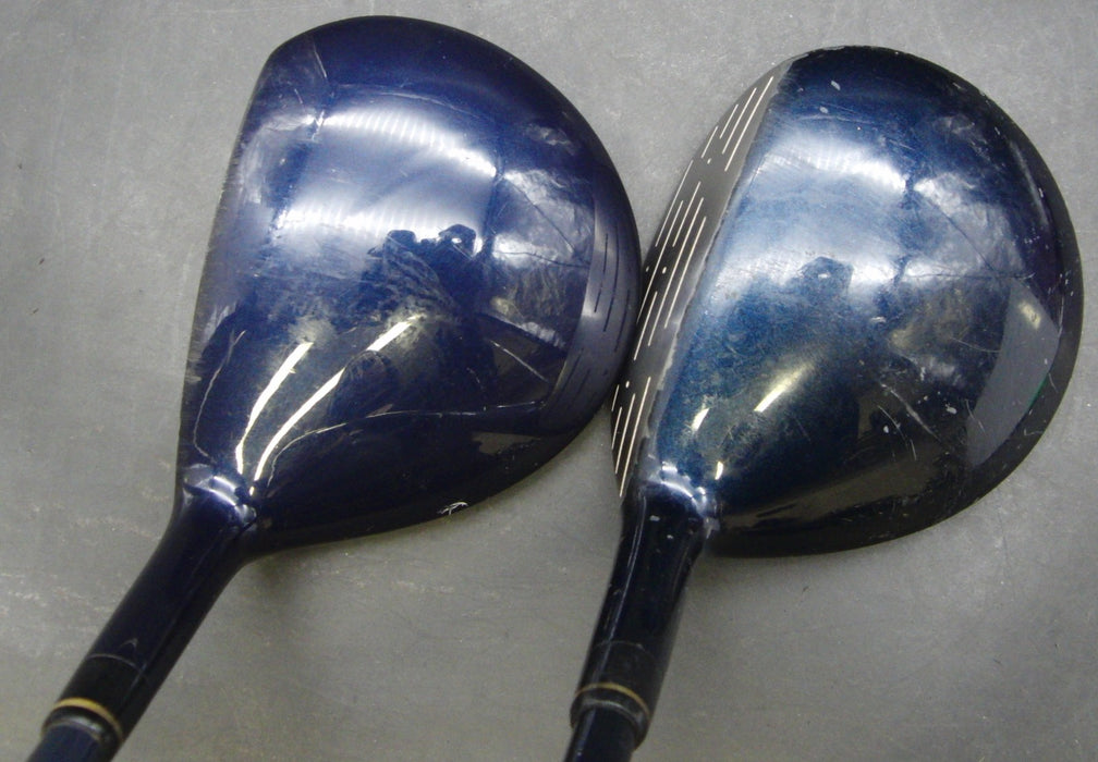 Set of 2 Maruman Verity RV2 Stainless 17° 3 + 20° 5 Woods Regular Graphite Shaft