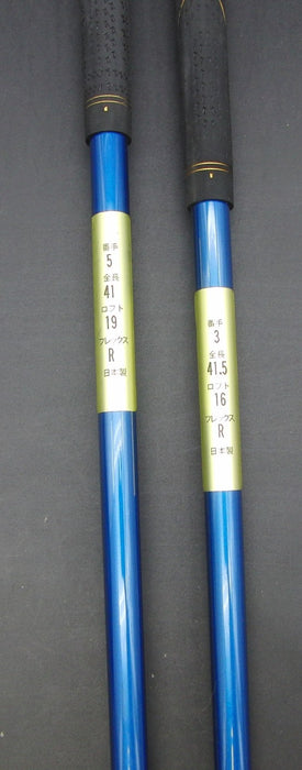 Set of 2 Oh My Golf Decatan Speed 3+5 Woods Regular Graphite Shafts*