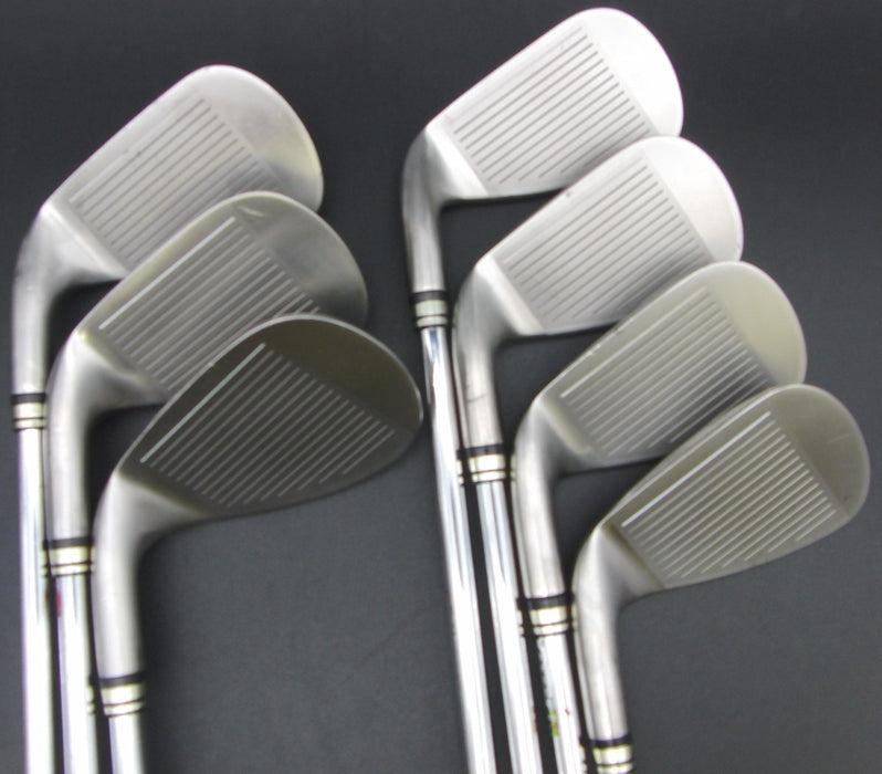Set of 7x XXIO Next Future Tech 5-SW Irons Regular Steel Shafts XXIO Grips