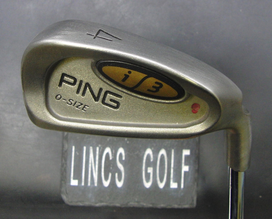 Ping i3 O SIZE Red Dot 4 Iron Stiff Steel Shaft Ping Grip